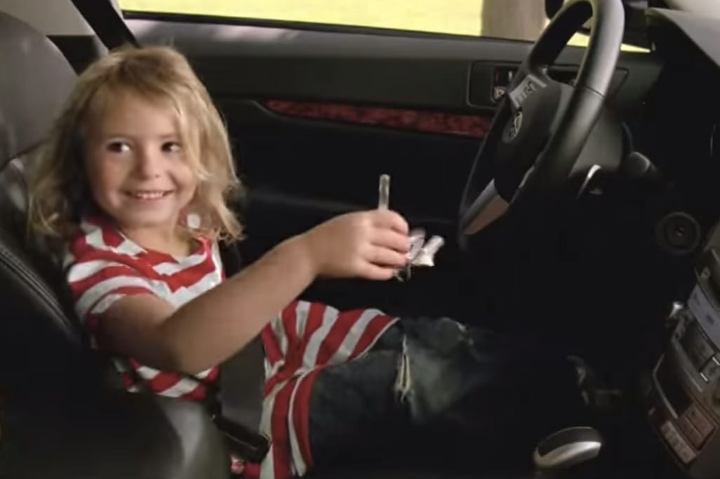 A Girls Guide To Cars | Buying A New Car For Your Teen: What You Need To Know - Subaru Girl Driving Ad Shot