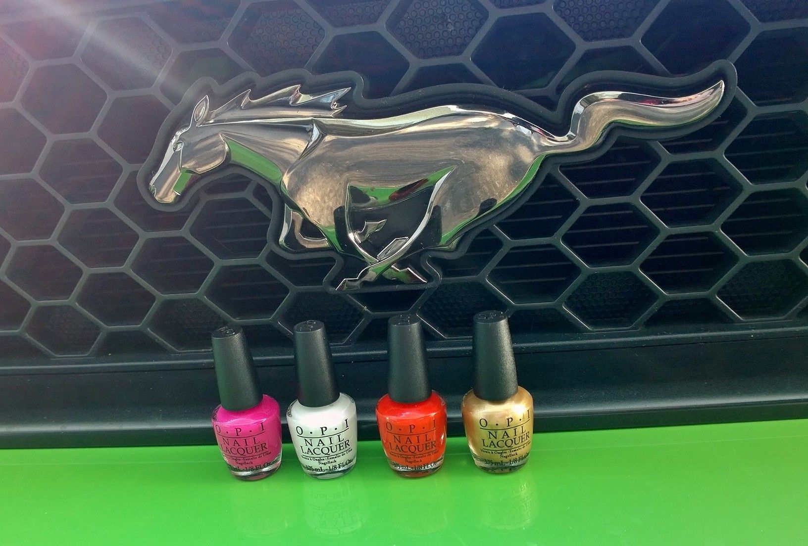 A Girls Guide To Cars | Opi Ford Mustang Nail Polish: What'S Your Color? - Wp 20140927 15 43 27 Pro