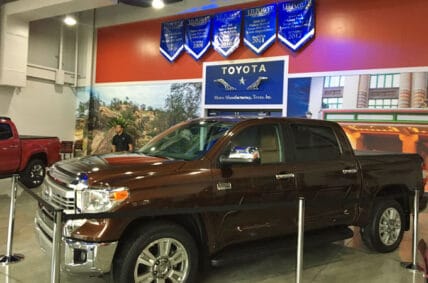 Touring Toyota Motor Manufacturingtexas In San Antonio.