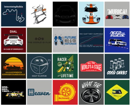 A Girls Guide To Cars | T-Shirts And Accessories For Gearheads On Sale At Blipshift - Blipshift Apex Everything 2016 Grid