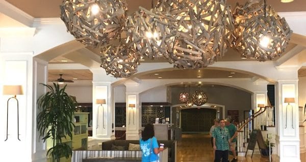 A Girls Guide To Cars | Planning To Drive To Disney? 7 Reasons To Stay Near Disney Springs - Wyndham Lake Buena Vista Lobby Feature Image