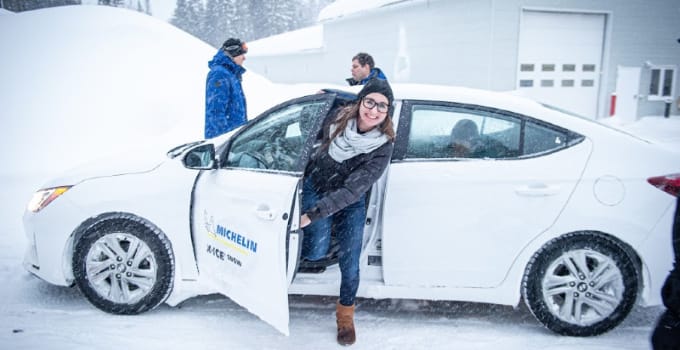 A Girls Guide To Cars | Putting Michelin X-Ice Winter Tires To The Ultimate Test: Driving In Quebec - Michelin Connie Featured