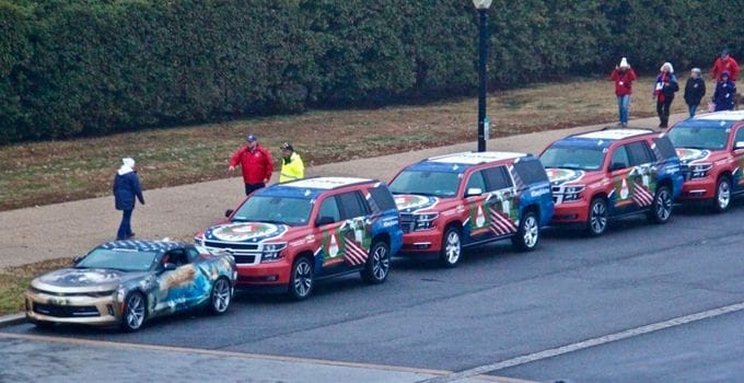 Chevrolet Provides Escort Vehicles For Gold Star Families And Veterans At Wreaths Across America. Photo: Wreaths Across America