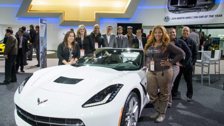 Gm Diversity Group With The Chevrolet Corvette Stingray