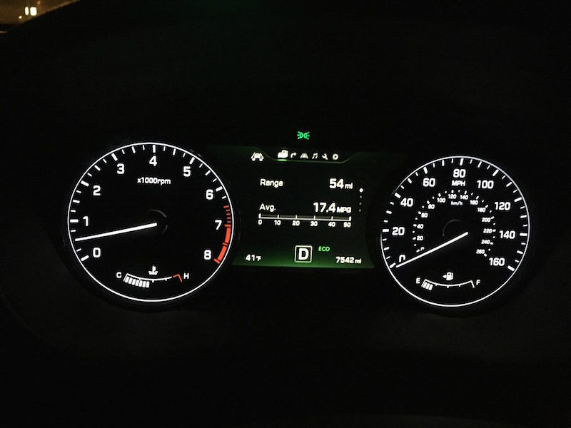 2016 Genesis dashboard