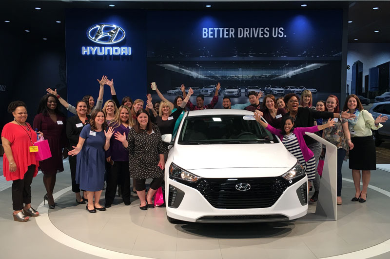 Hyundai at the Houston Auto Show.