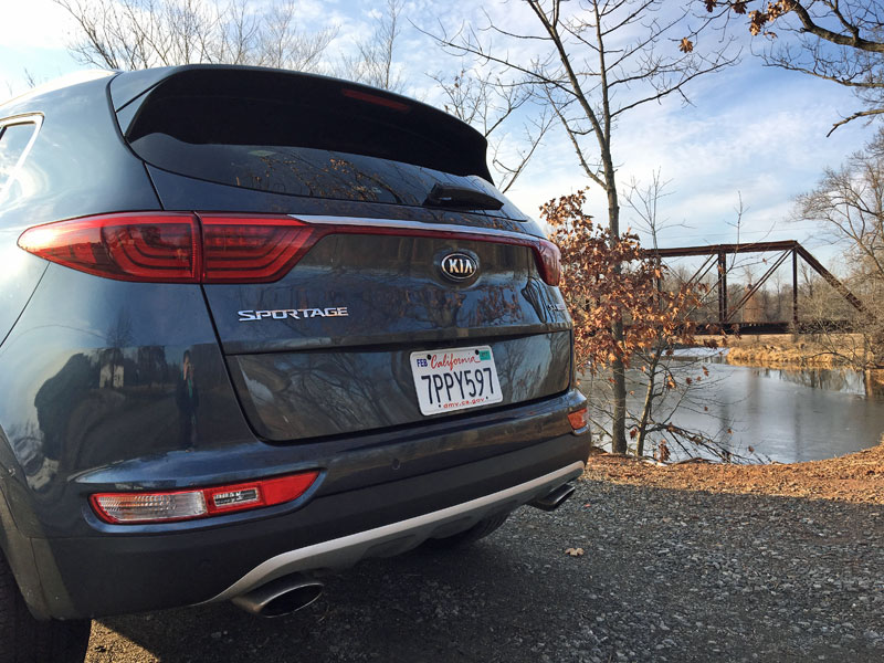 Elegant design of the Kia Sportage.