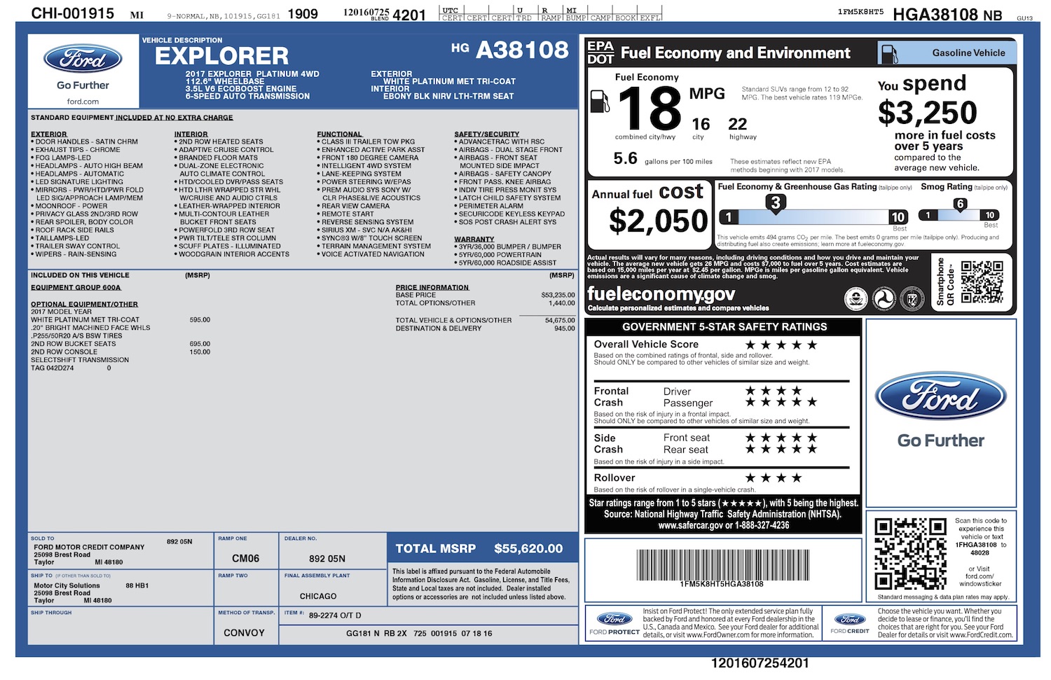 Ford Explorer 3 Row SUV