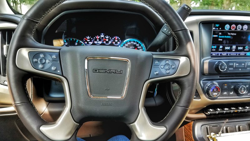 2017 Sierra Denali 2500 Driver Display
