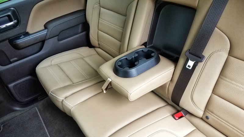 2017 Sierra Denali 2500 Rear Seating