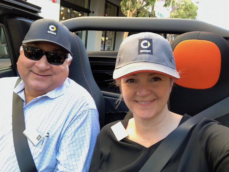 Driving the Smart ForTwo Electric car