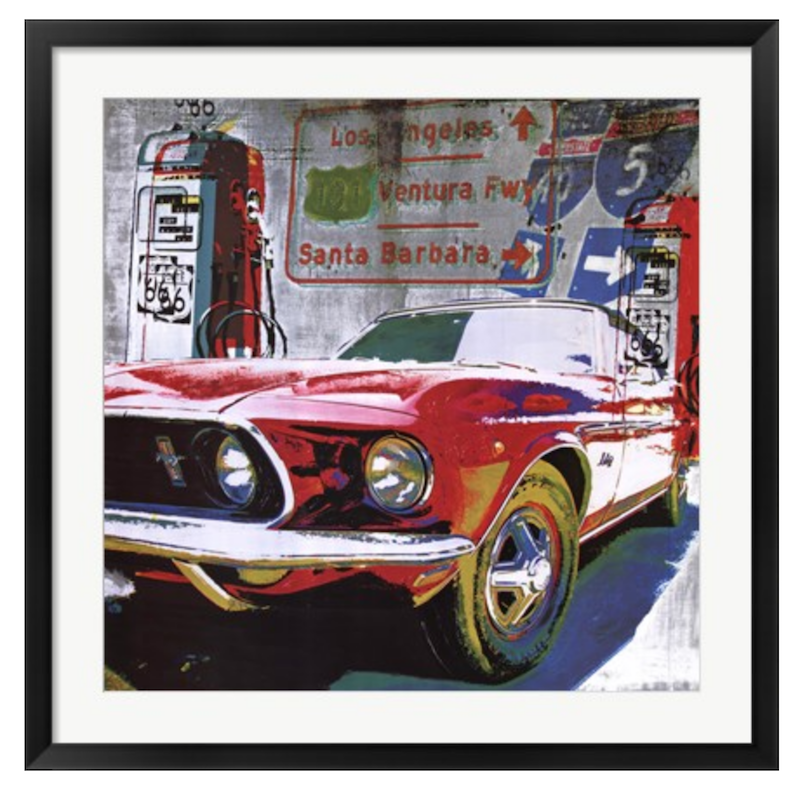 car poster Framed Art