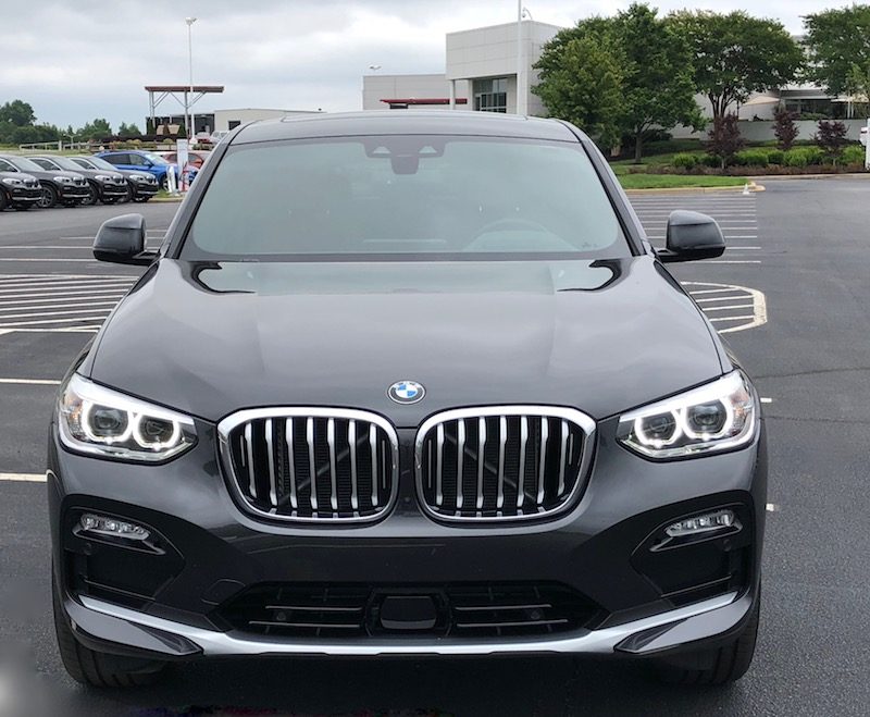 BMW X4 crossover hatchback front view