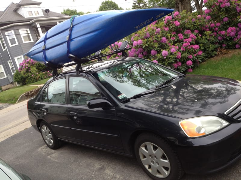 Kia forte hot sale kayak rack