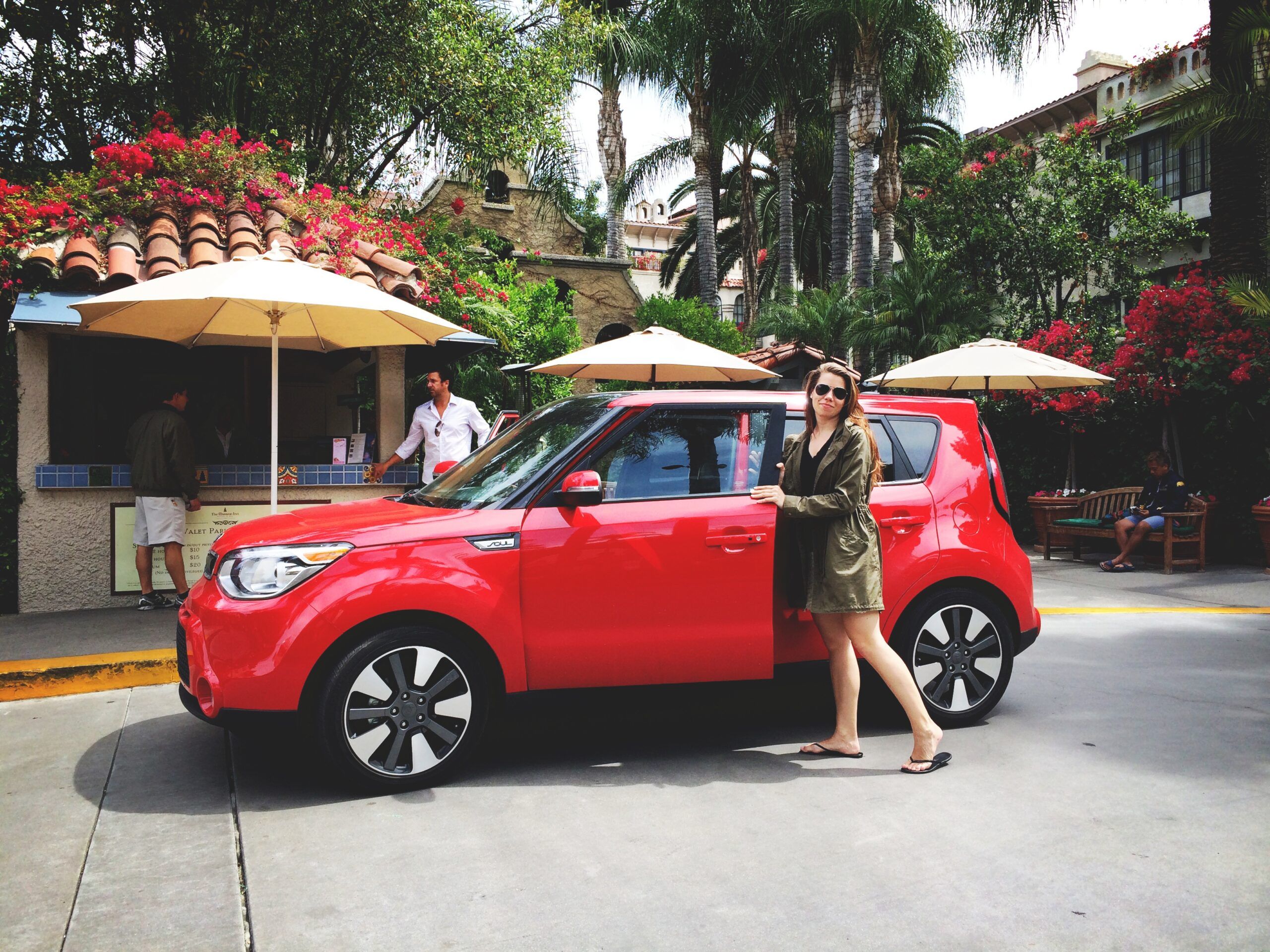 Kia Soul OutsideTheMissonHotelResortInCalifornia