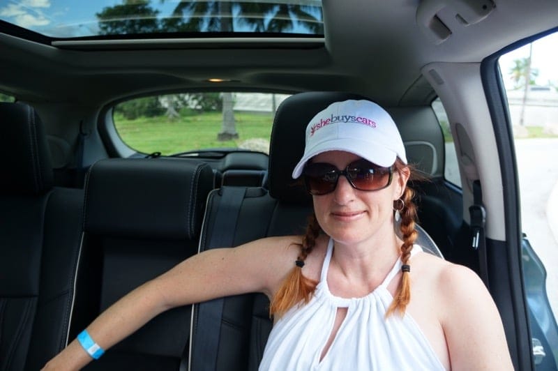 Fadra Nally in the Infiniti QX60