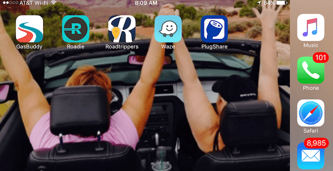 A Girls Guide to Cars | 5 Travel Apps That Should Ride Shotgun on your Phone - Road trip app featured image