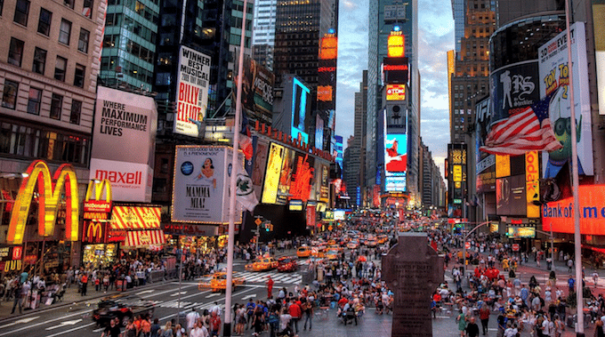 Times Square the future of transportation