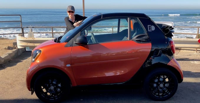 Smart ForTwo electric car