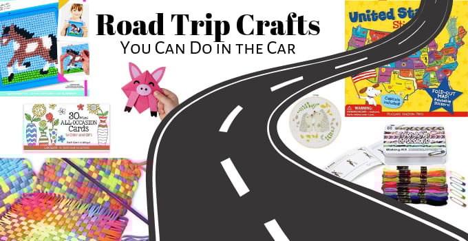 Crafts For Kids (and Adults) You Can Do In The Car 9 Road Trip Crafts For Kids You Can Do in the Car Featured Image