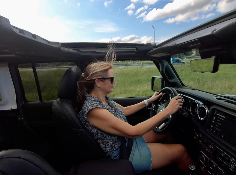 Driving With The Top Open On The Jeep Wrangler 392 Car Insurance