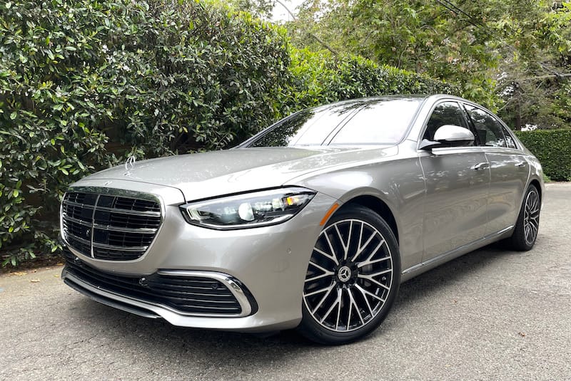 The S Class is the only Mercedes Benz with a 3D badge on the hood