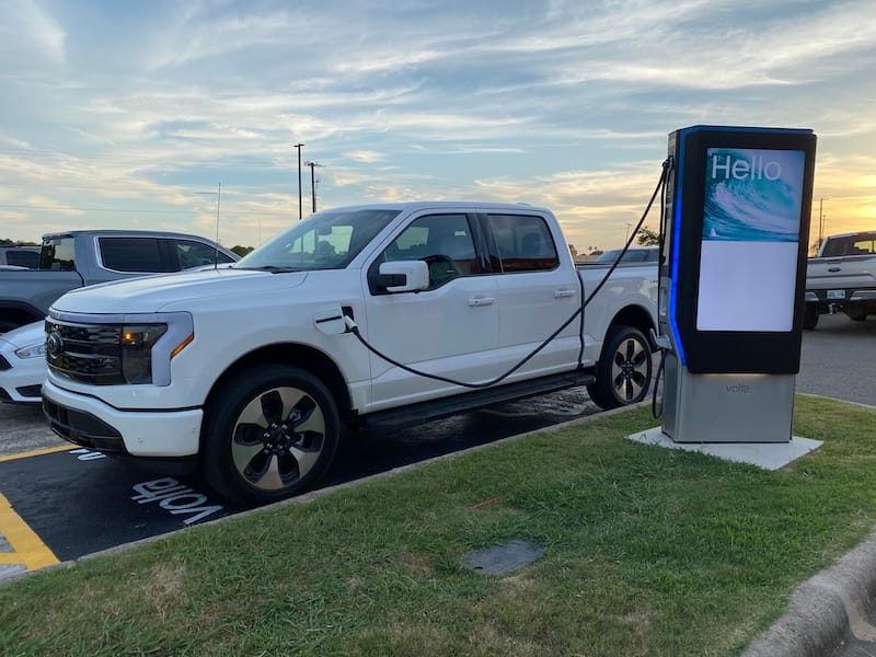 Charging the Ford Lightning