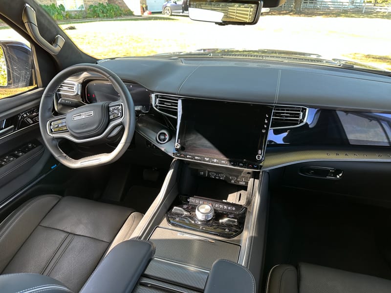 2023 Grand Wagoneer L interior best luxury family car