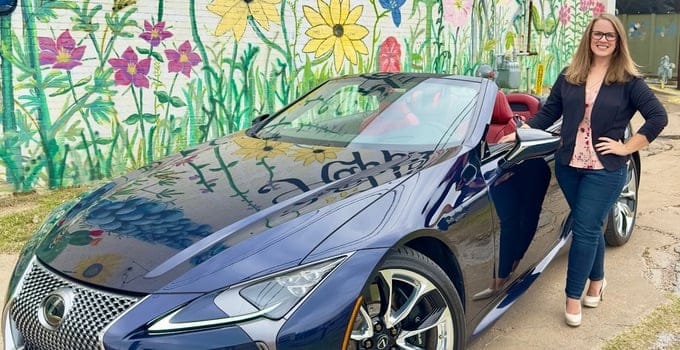 Lexus LC 500 and Holli Fourniquet