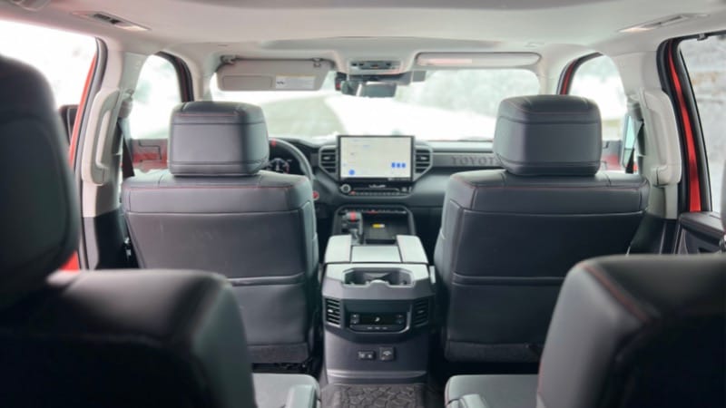 A View From The Third Row Gives You An Idea Of What It_S Like To Be A Backseat Passenger In The Sequoia. Photo: Allison Bell