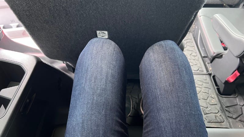 Third Row Leg Room Is A Little Tight For Adults But Manageable In A Pinch. Photo: Allison Bell