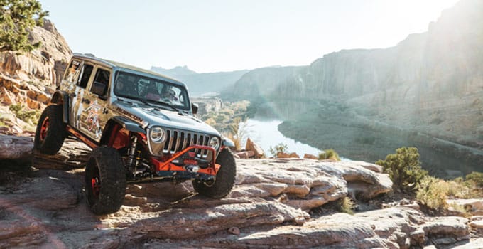 Rock crawling fun is more precise, thanks to the ActivAir system on BF Goodrich tires.