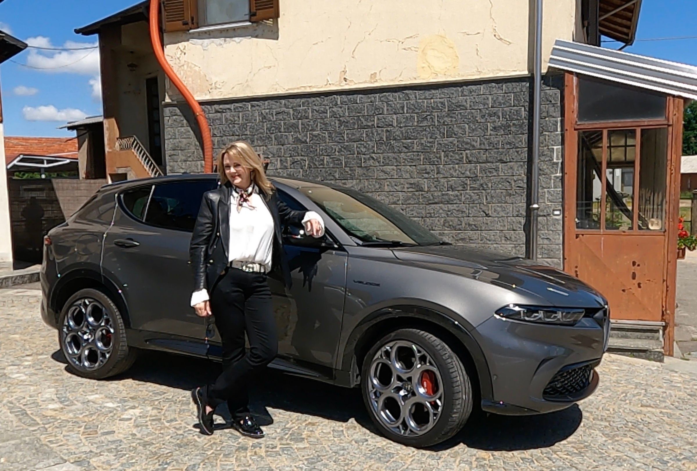 Me with the Alfa Romeo Tonale