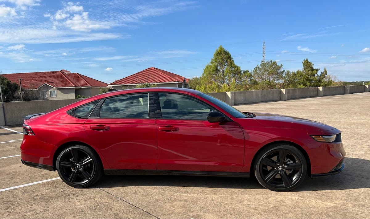 A Side View Of The 2023 Honda Accord Hybrid Sport Best Car