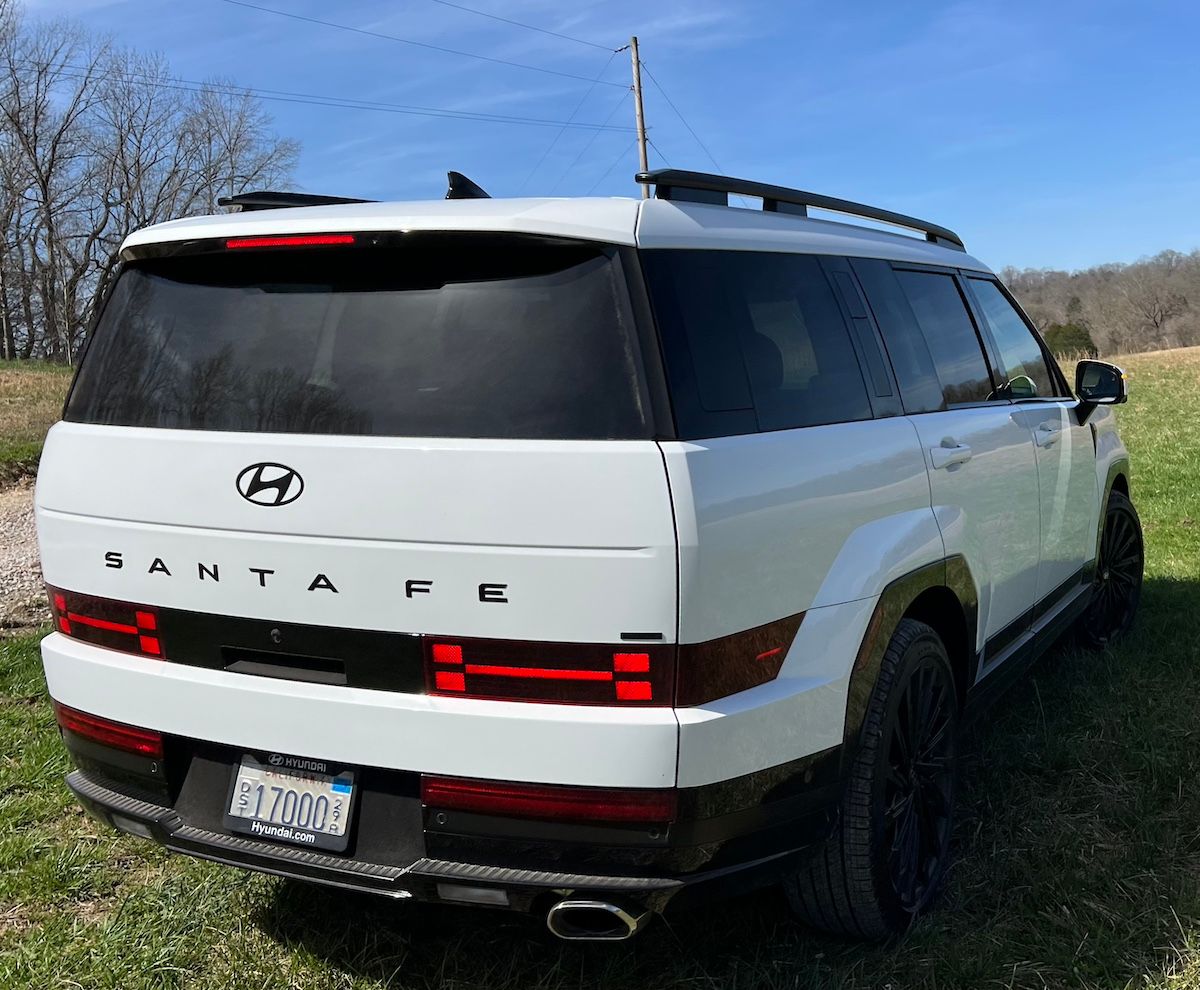 Rear Tail Lights Are Set Low To Maximize Interior Space In The 2024 Hyundai Santa Fe
