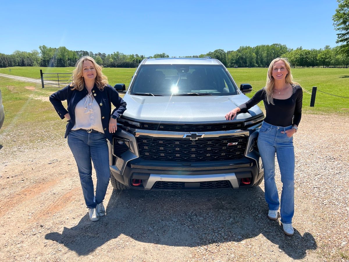 The 2024 Chevrolet Traverse Redesign: Why This Family SUV Is the Best Yet 15 Scotty And Jana Before Heading Out On The Off Road Course In The Chevrolet Traverse