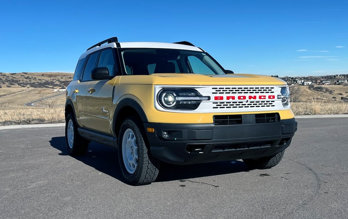 Ford Bronco Sport Heritage Limited Edition Front Angle.