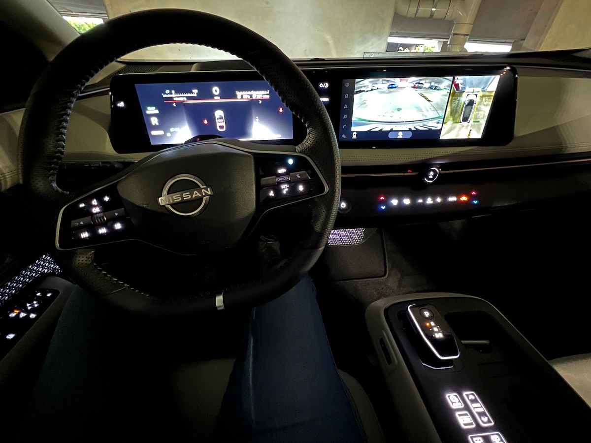 The Front Seat In The Nissan Ariya