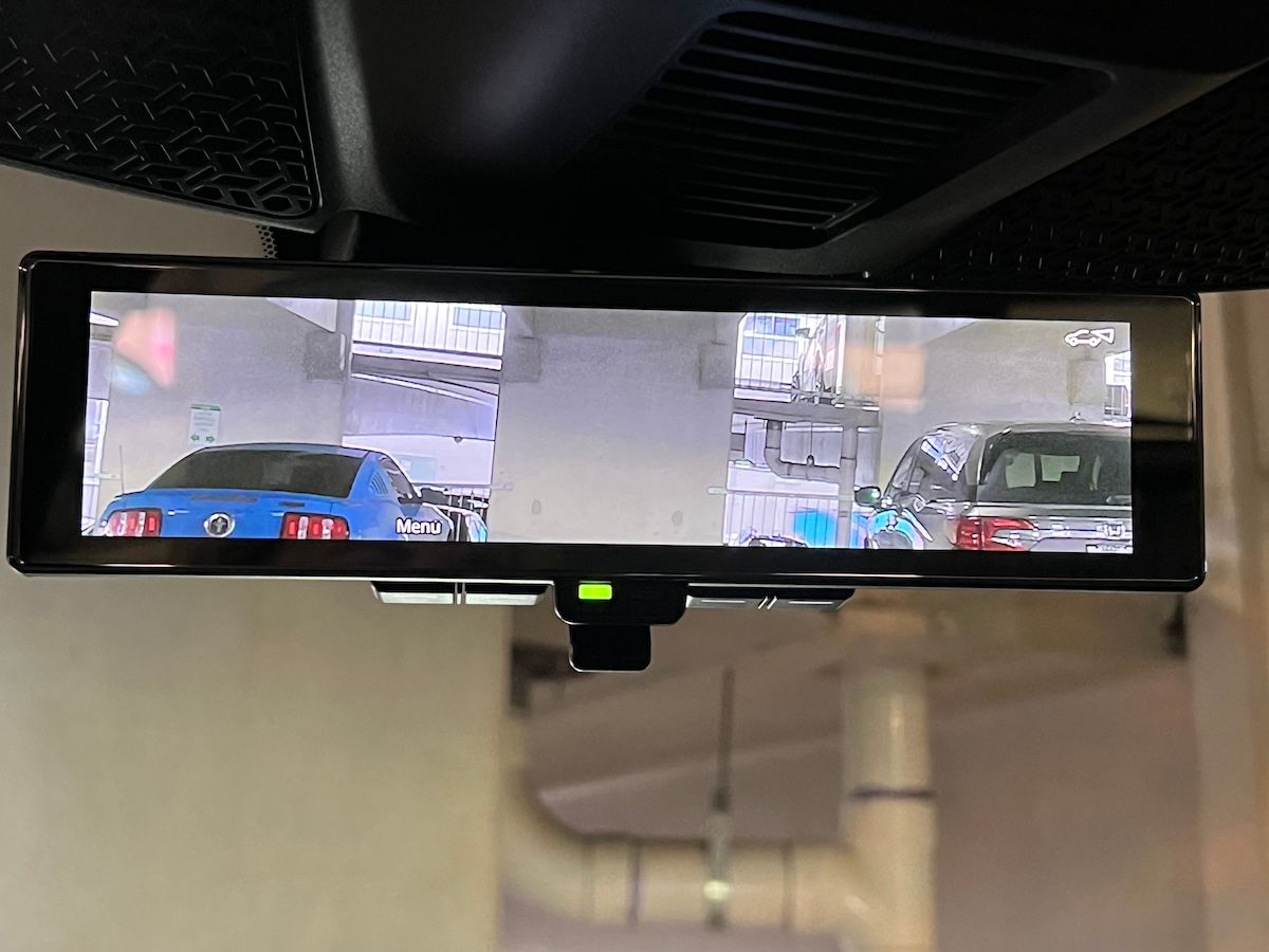The Rear View Camera Is Really Nicely Shaped, Large And Easy To See In The Nissan Ariya