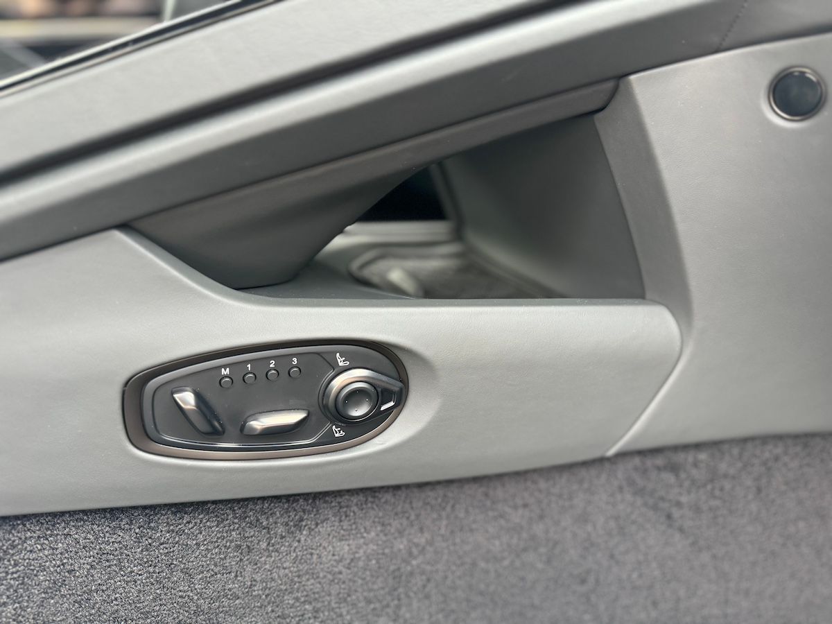 Seat Controls Are On The Side Of The Center Console