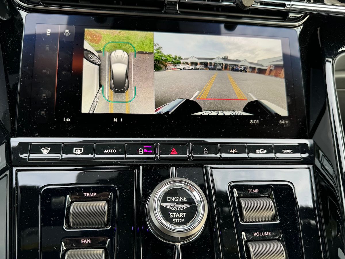 The 10 Media Screen Houses A Crisp Clear Surround View Camera In The Aston Martin Db12