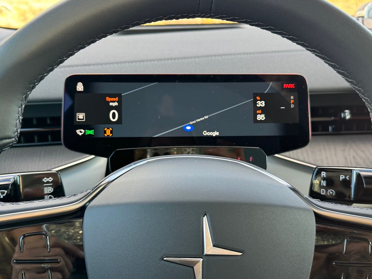 The Driver Display In The 2025 Polestar 3