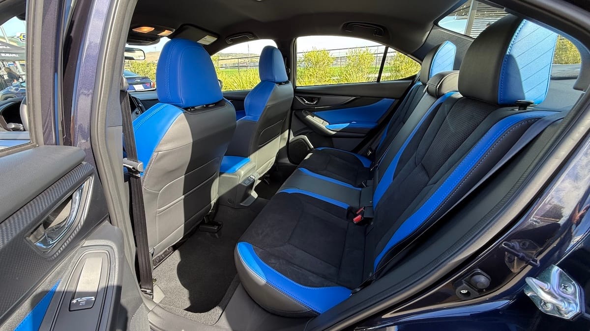 I Love That Rear Seat Passengers Get The Blue Too In The 2025 Subaru Wrx Ts