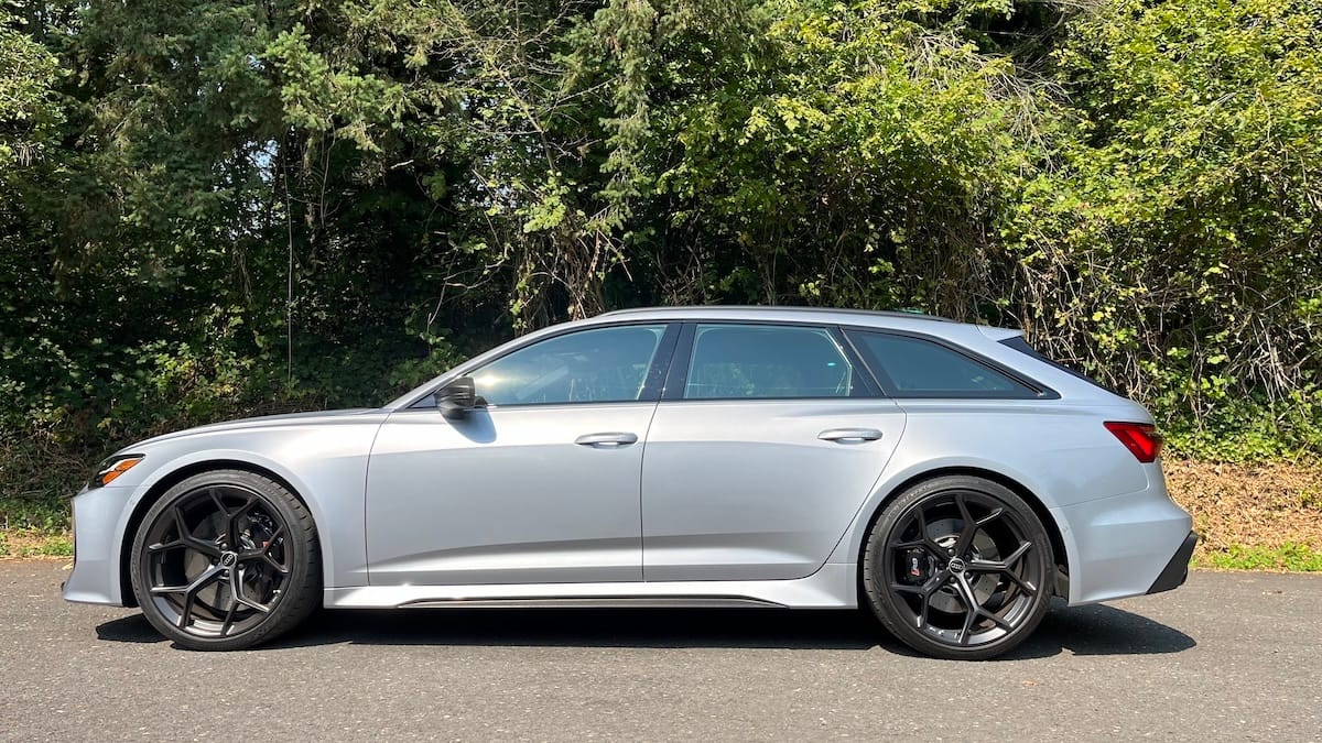 Audi Rs 6 Avant Wagon Side View