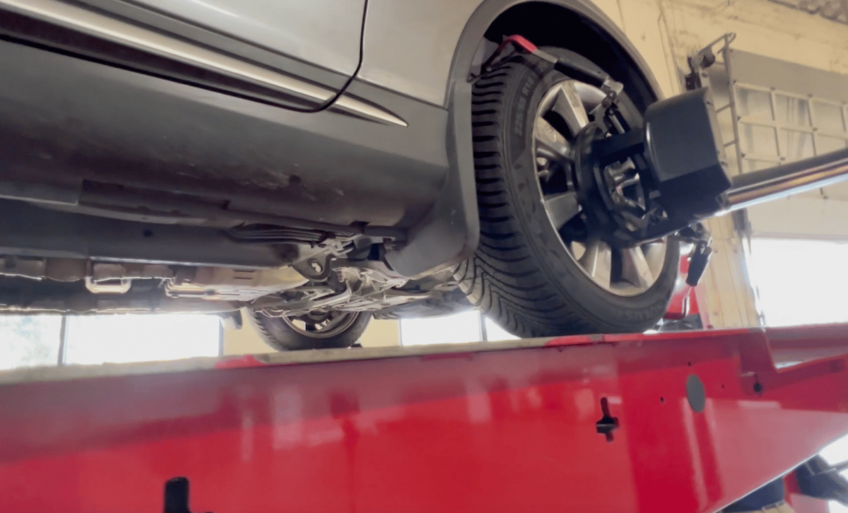 My Car Having The Front End Aligned