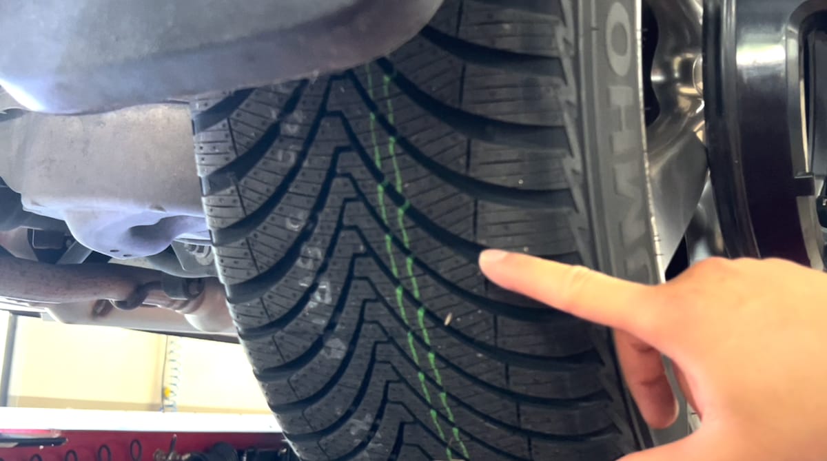 The Best Tire Technician Showed Me How The Tire Tread Channels Are Designed To Push Water Away From Under The Tire