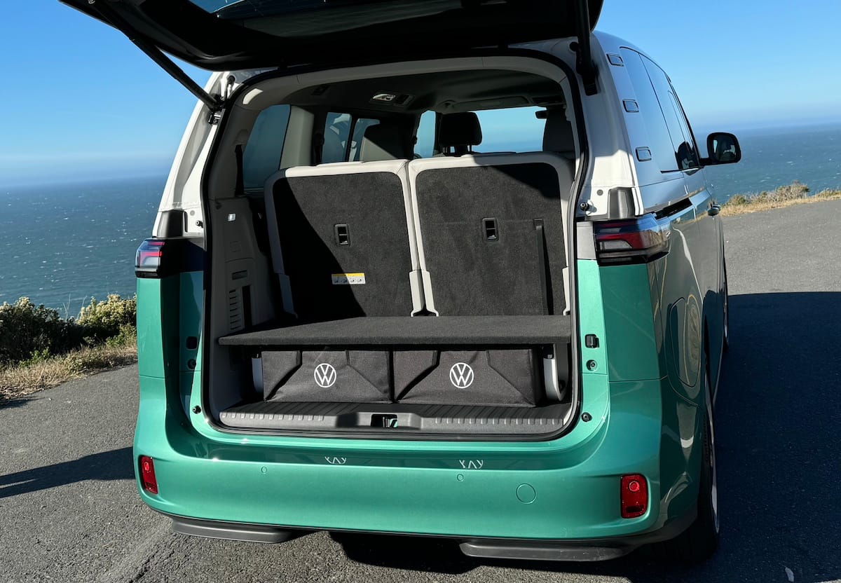VW ID Buzz First Drive: This 3-row 7 Passenger *Bus* Means No More Boring Family Cars 10 The Cargo Area In The 2025 Vw Id Buzz