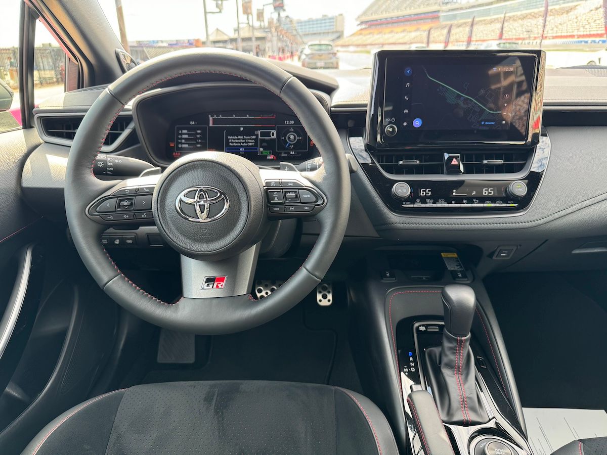 The 2025 Toyota GR Corolla DAT in Words, Pictures and Emotions 10 The Updated Multimedia System Has Voice Activation, A Necessity In The Toyota Gr Corolla Dat