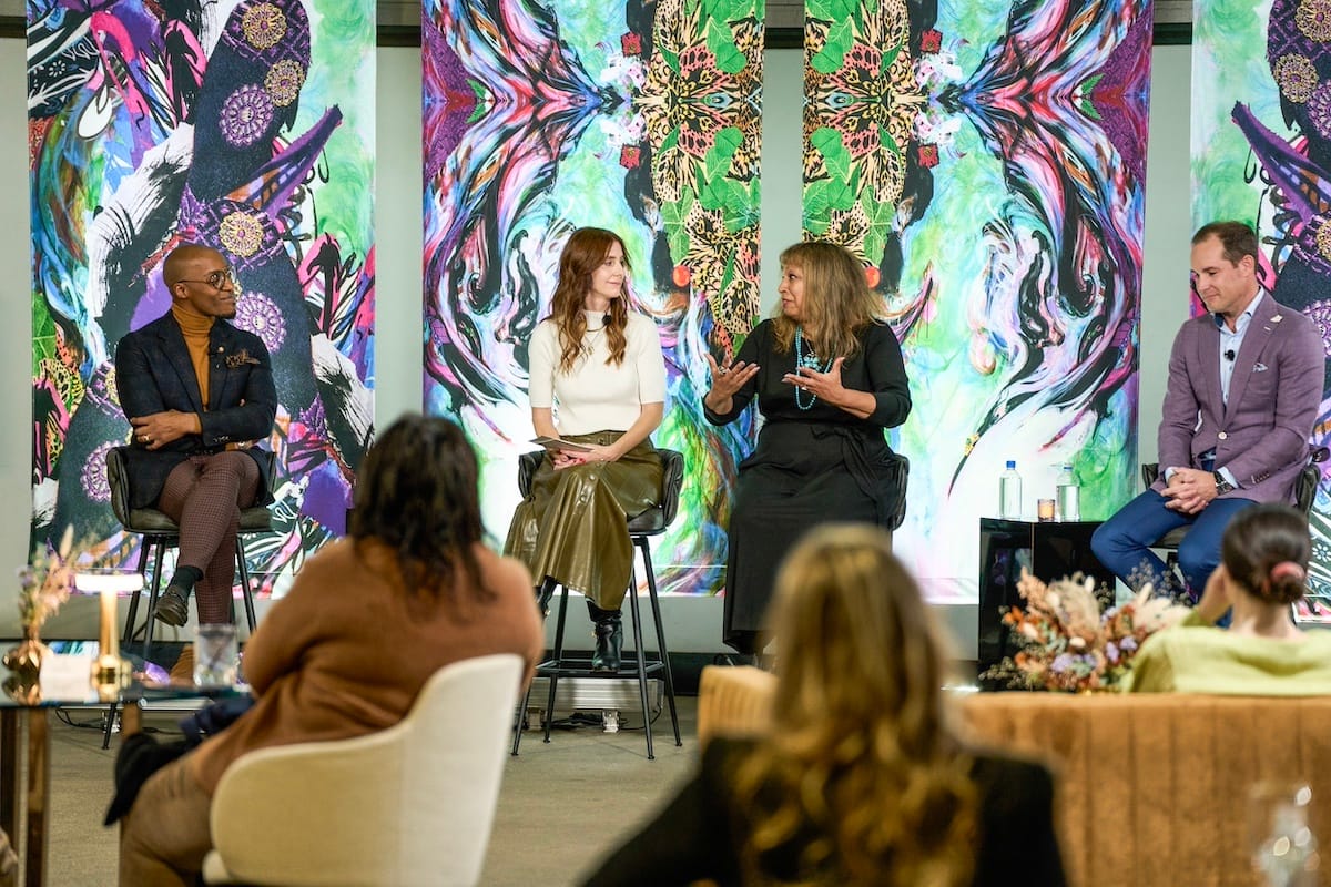 Panel Discussion In Front Of The Gateway Installation