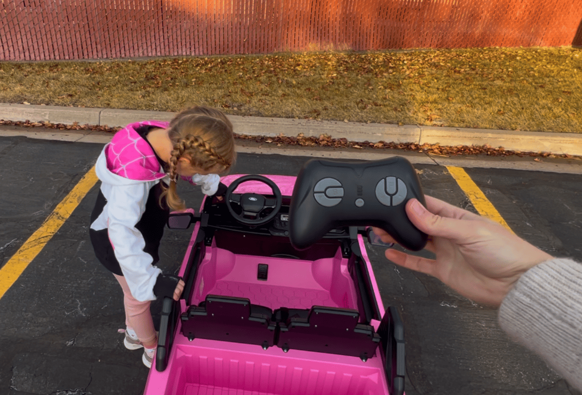 Tested: The Ford Lightning Ride On Toy Truck Is Every Child’s Dream Come True 9 Ford Lightning Ride On Toy Front Grille